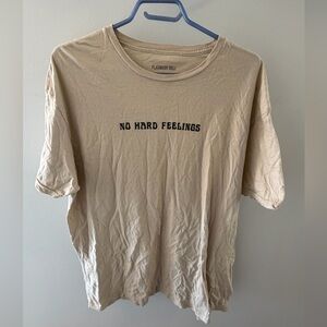 Flatbush Deli "No Hard Feelings" Beige Graphic Tee